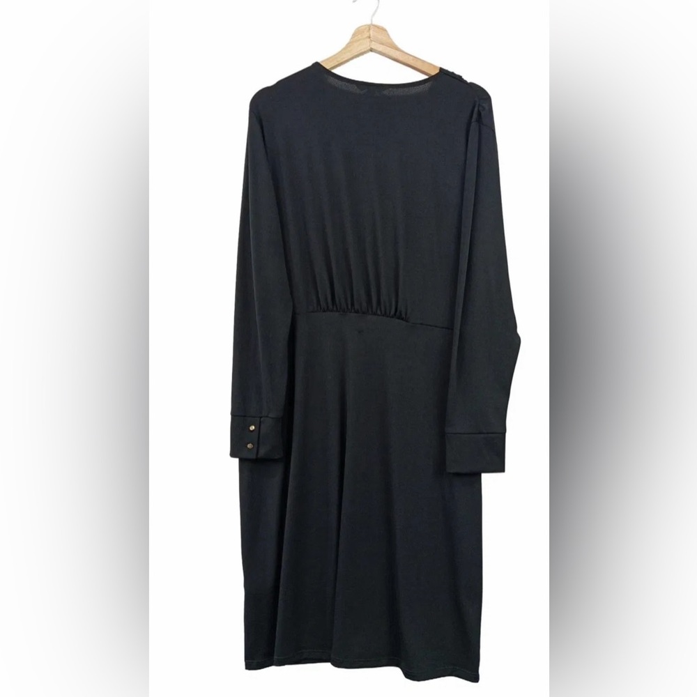 H&M, NWT, Black Evening Dress, XXL, P2P: 25” - Picture 6 of 6